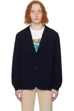 Paul Smith Navy Notched Lapel Jacket