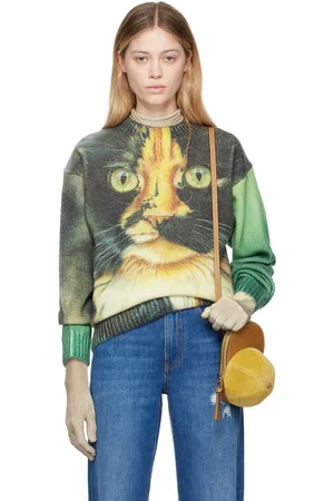J.W.Anderson Green Printed Sweater