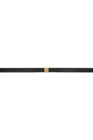 Totême Black Slide Clasp Belt