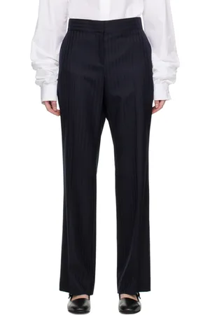 The Row Navy Baer Trousers