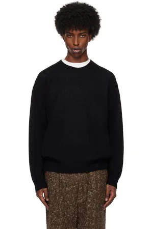 Auralee Shetland Wool Cashmere Knit Sweater
