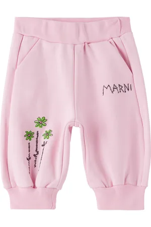 Marni Baby Pink Cotton Sweatpants