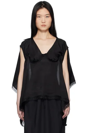 pushBUTTON Bra Point Square Blouse