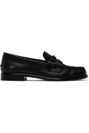 RAG&BONE Black Carter Leather Loafers