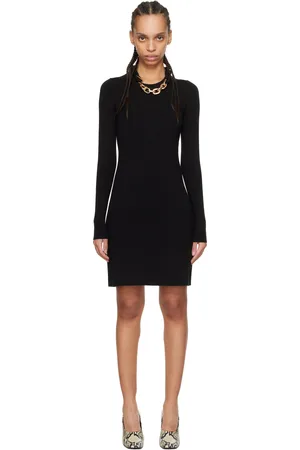 Paco rabanne Black Knitted Minidress