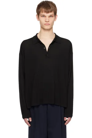 The Row Black Djon Polo
