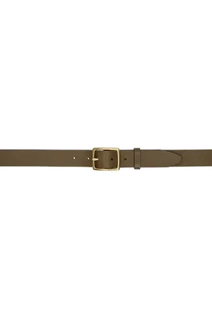 RAG&BONE Brown Leather Boyfriend Belt