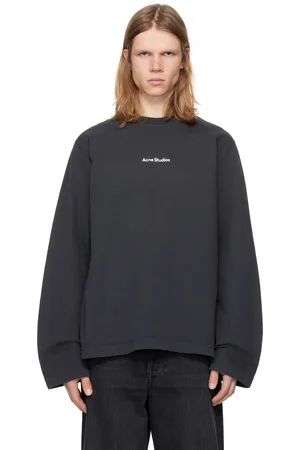 Acne Studios Black Logo Long Sleeve T-shirt