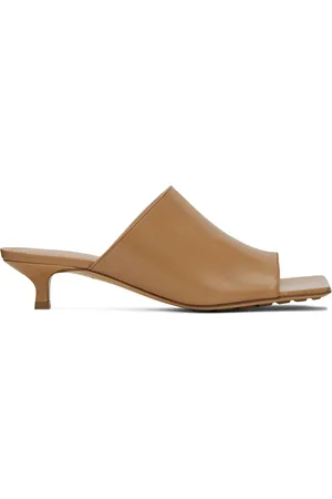 Bottega Veneta Tan Stretch Mules