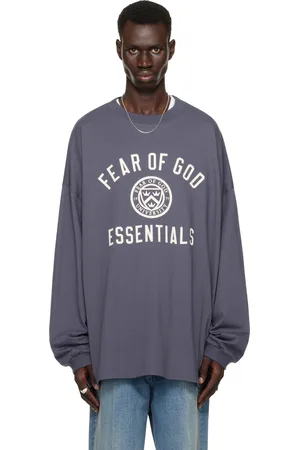 FEAR OF GOD Navy Jersey Long Sleeve T-shirt
