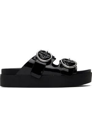 RAG&BONE Black Geo Platform Sandals
