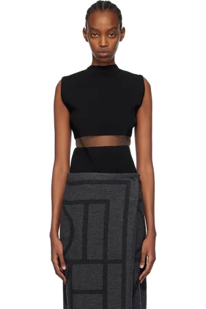 Totême Black High-Neck Top