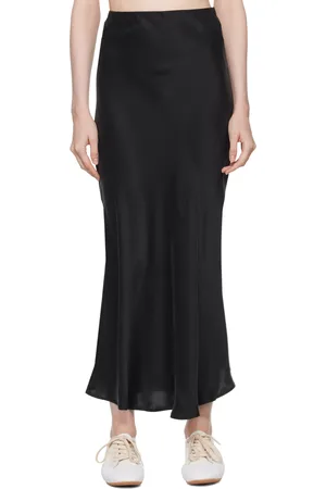 Silk Laundry Bias-Cut Maxi Skirt