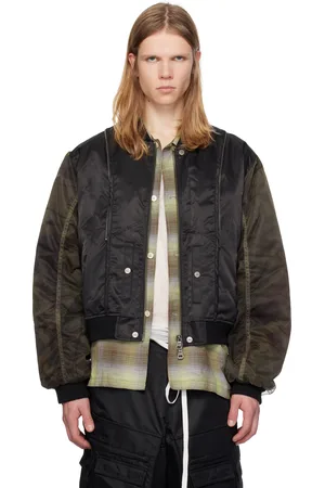 Andersson Bell Mesh Sleeve Bomber Jacket