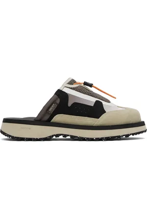 SUICOKE Beige & Brown BOMA-ab Mules