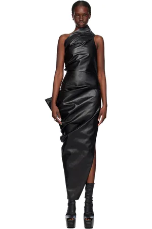 Rick Owens Black Walrus Maxi Dress