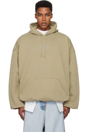 Vetements Oval Logo Cropped Boxy Hoodie