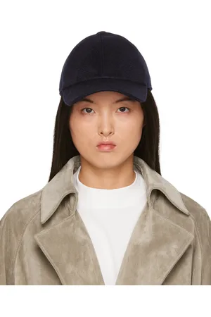 The Row Navy Caspian Cap