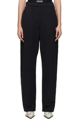 Marine Serre Black Moon Logo Fleece Sweatpants
