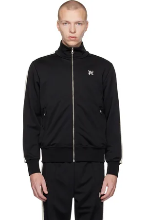 Palm Angels Black Monogram Track Jacket