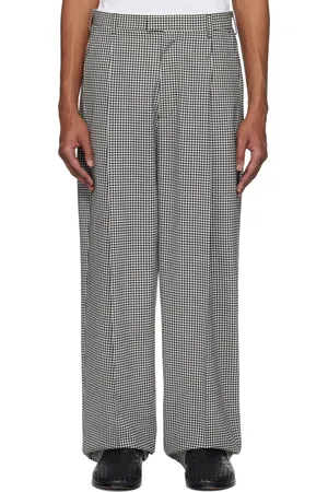Marni Black & White Gingham Trousers