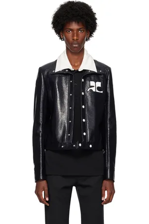 Courrèges Navy Reedition Vinyl Jacket