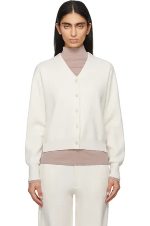 Guest In Residence Off-White Collegiate Cardigan