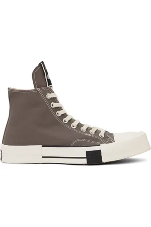 Rick Owens Gray Converse Edition TURBODRK Chuck 70 Sneakers