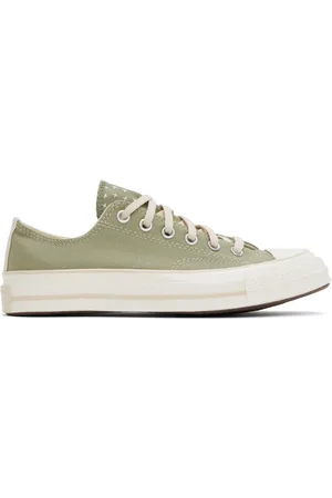Converse Khaki Chuck 70 Worn In Low Top Sneakers