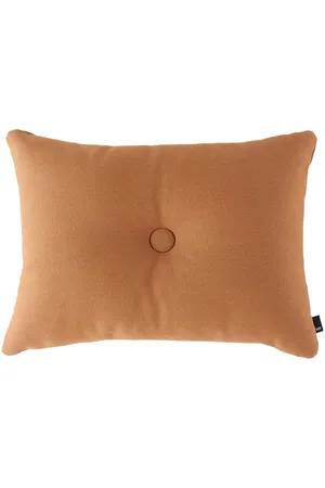 Hay Tan Knit Dot Cushion