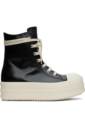 Rick Owens Black Porterville Mega Bumper Sneaks Sneakers
