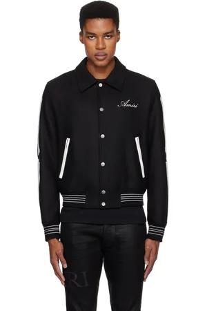 AMIRI Black Bones Bomber Jacket
