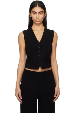 Guest In Residence Black Tailored Vest