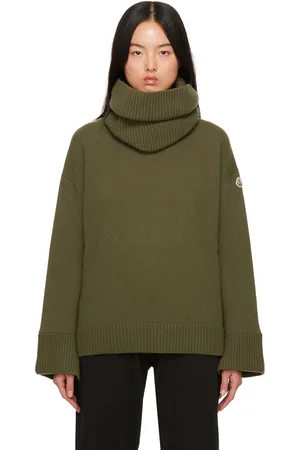 Moncler Green Vented Turtleneck