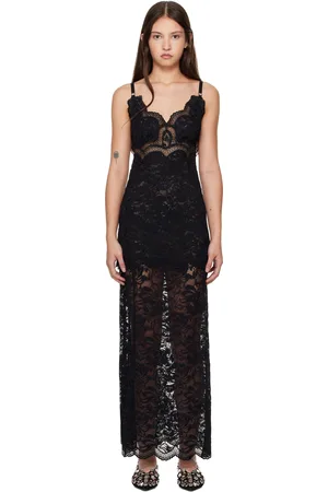 Paco rabanne Black Long Maxi Dress