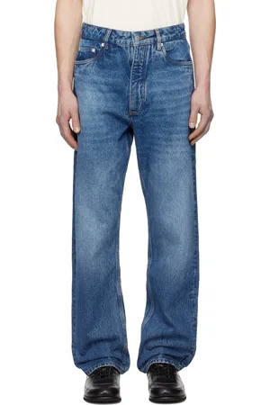 STUDIO NICHOLSON Blue Riso Jeans