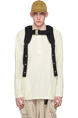 Y-3 Off-White Buttoned Long Sleeve T-Shirt