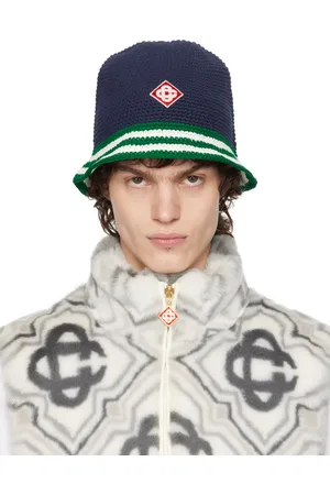 Casablanca Stripe Crochet Bucket Hat