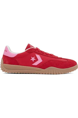 Converse & Pink Run Star Trainer Low Top Sneakers