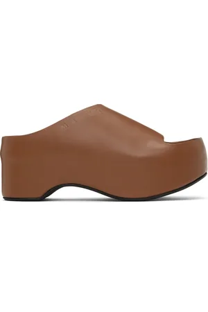 Marni Brown Platform Heeled Sandals