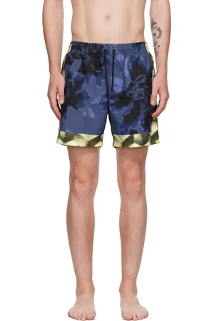 DRIES VAN NOTEN Gray Printed Swim Shorts