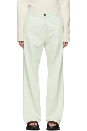 STUDIO NICHOLSON Off-White Corbu Trousers