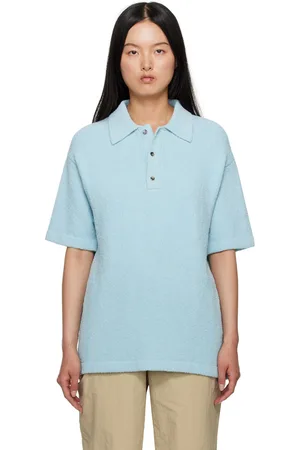 Nanushka Blue Carver Polo