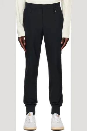 WOOYOUNGMI Navy Drawstring Trousers