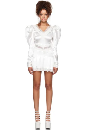 Petra Collins SSENSE Exclusive Off-White Mimi Wade Edition Wedding Minidress