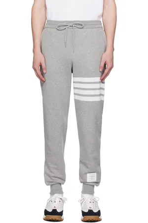 Thom Browne Gray Classic 4-Bar Sweatpants