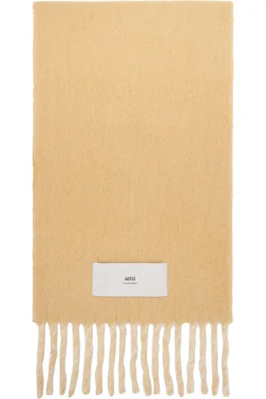 Ami Yellow Double-Sided Scarf