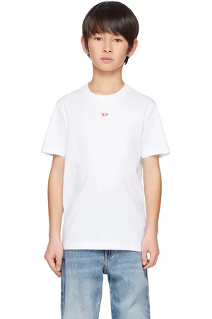 Diesel Kids White Logo Patch T-shirt