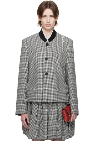 Marni Black & White Gingham Jacket