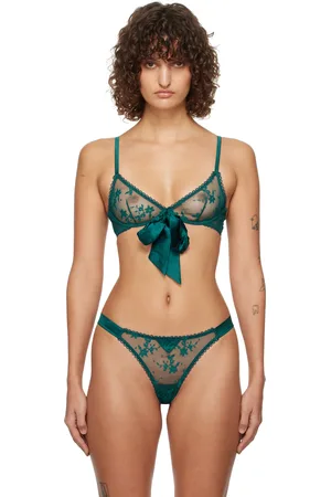 FLEUR DU MAL Blue Untie Me Demi Bra